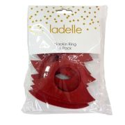 Cutie Christmas Tree Napkin Rings 6pk