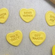 Cutter & Embosser Set – Naughty Candy Hearts