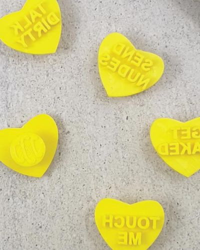 Cutter & Embosser Set – Naughty Candy Hearts