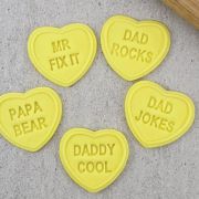 **Candy Hearts – Dad Rocks Embosser/Cutter