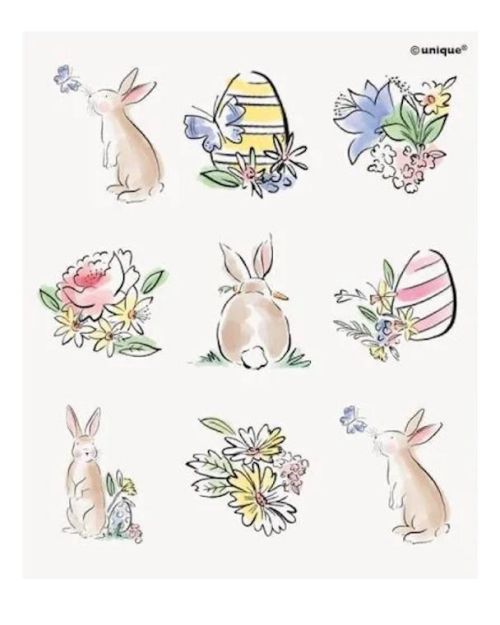 Dainty Easter Temporary Tattoos