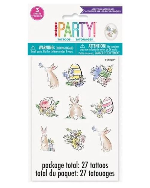 Dainty Easter Temporary Tattoos