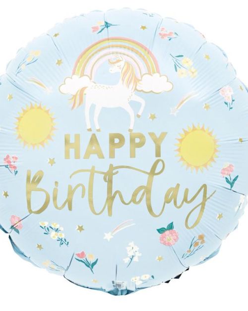 Dainty Unicorn Foil Balloon