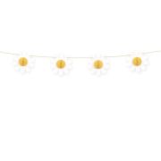 Daisy Garland with 3D Honeycomb Centres