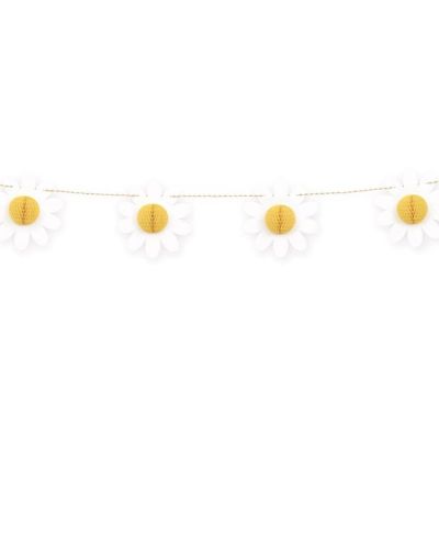Daisy Garland with 3D Honeycomb Centres