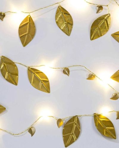 Damask Leaves String Lights