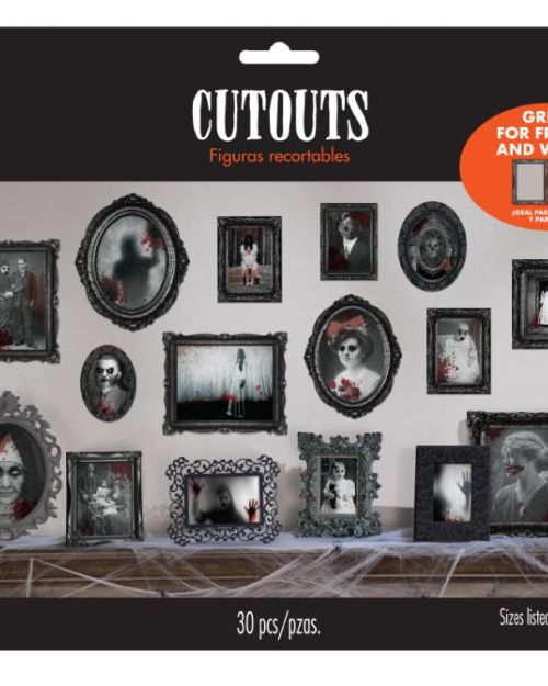 Dark Manor Frame & Picture Cutouts 30pk