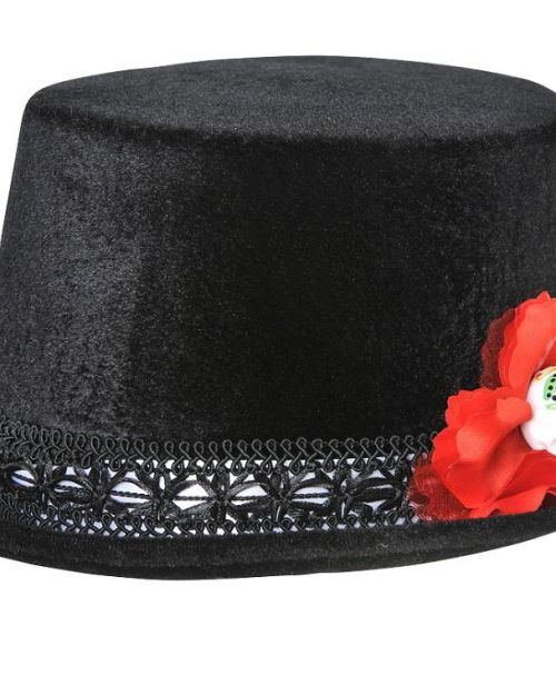 Day of the Dead Mens Top Hat
