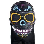 Day of the Dead Neon Skull Mask