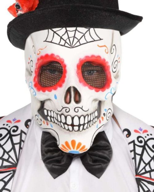 Day of the Dead Sugar Skull Mask
