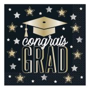 Dazzling Graduation Lunch Napkins 16pk