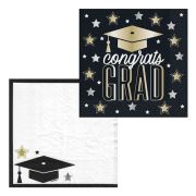 Dazzling Graduation Lunch Napkins 16pk