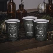 Deadly Soiree Black Potion Cups 8pk