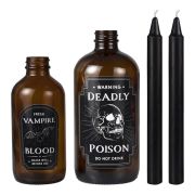 Deadly Soiree Candle Holders with Candles 2pk