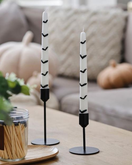 Deadly Soiree Dinner Candles 3pk