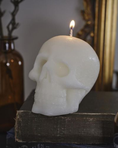 Deadly Soiree Skull Candle
