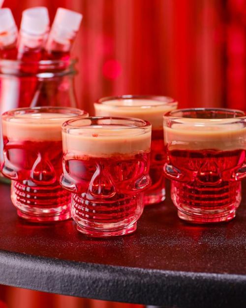 Deadly Soiree Skull Shot Glasses 4pk