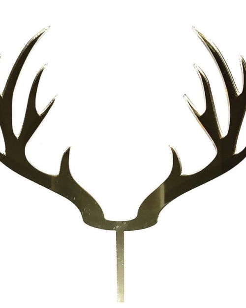 Red Deer Antlers – Gold