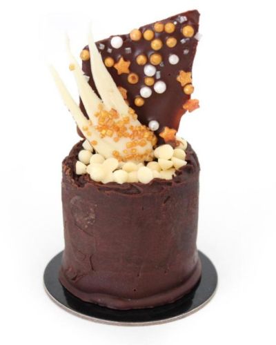 Dessert Boards 50pk – Black Round 70mm