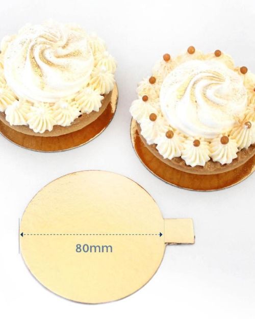 Dessert Boards 50pk – Gold Round