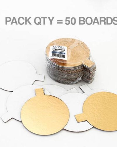 Dessert Boards 50pk – Gold Round