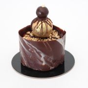 Dessert Boards 50pk – Black Round 90mm