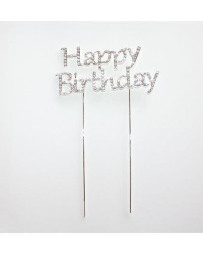 Diamante Topper – Happy Birthday