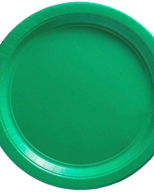 Festive Green Dinner Plates 20pk
