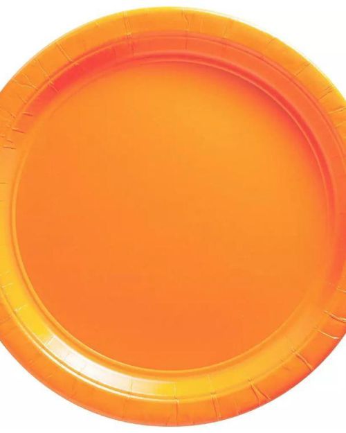 Orange Dinner Plates 20pk