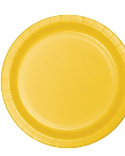 Yellow Dinner Plates 20pk