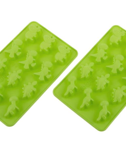 Dinosaur Silicone Chocolate Moulds 2pk