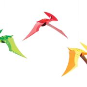 Dino Party Pterodactyl Hanging Decorations