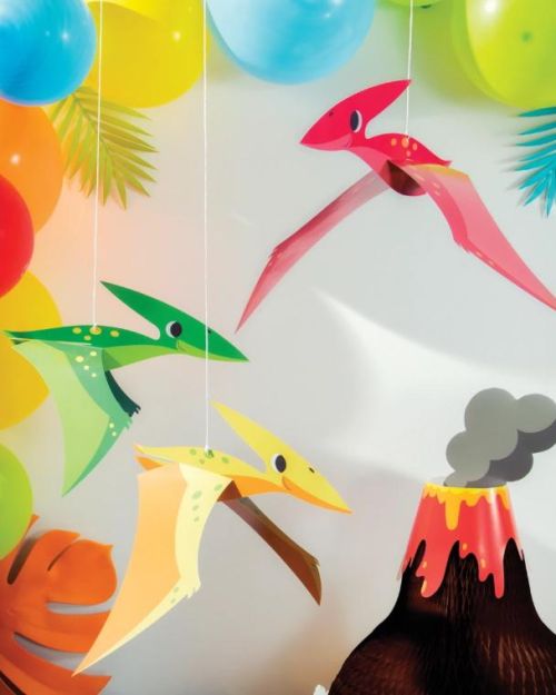 Dino Party Pterodactyl Hanging Decorations