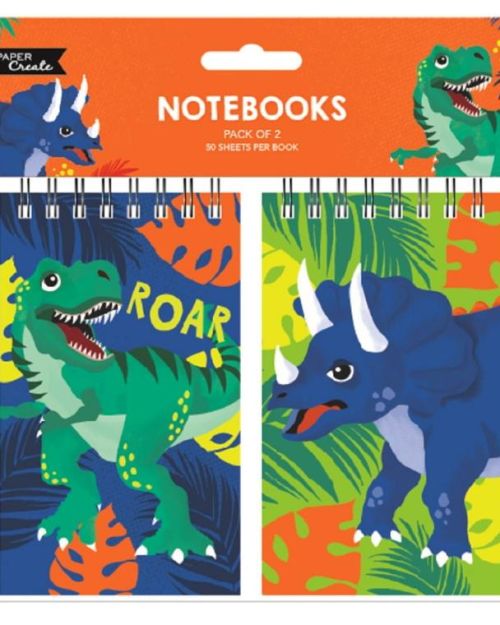 Dinosaur Notebooks 2pk