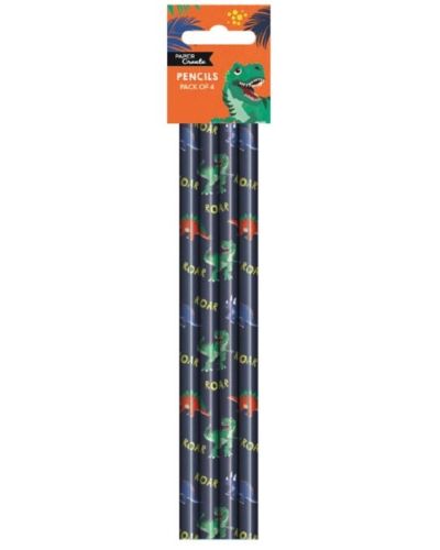 Dinosaur Pencils 4pk