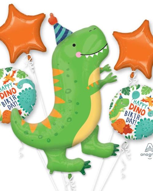 Dino-Mite Foil Balloon Bouquet