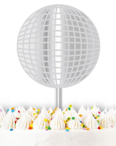 Disco Ball 2D Acrylic Cake Topper