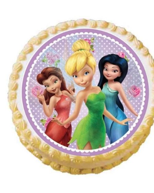 Edible Icing Image – Disney Fairies Round