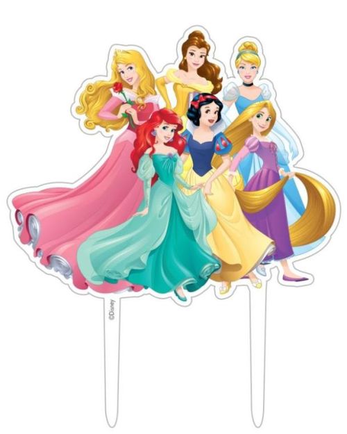 Disney Princesses Acrylic Cake Topper