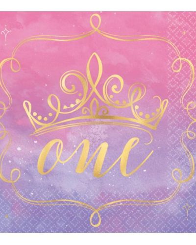 Disney Princess 1st Birthday Lunch Napkins 16pk
