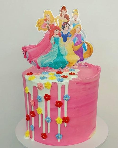 Disney Princesses Acrylic Cake Topper