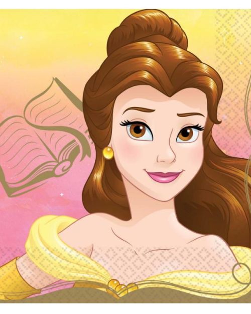 Disney Princess Belle Lunch Napkins 16pk