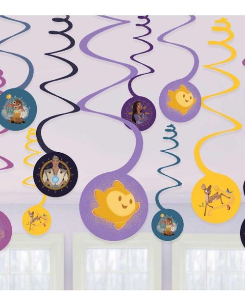Disney Wish Spiral Decorations