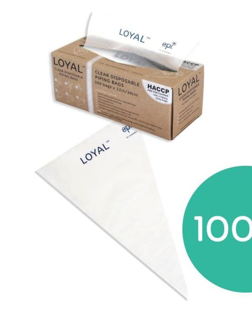 LOYAL Disposable Piping Bags 100pk – 12in