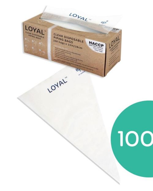 LOYAL Disposable Piping Bags 100pk – 15in