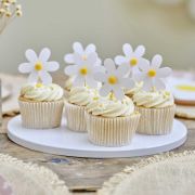 Ditsy Daisy Cupcake Toppers 12pk