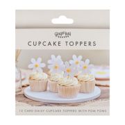 Ditsy Daisy Cupcake Toppers 12pk