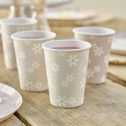 Ditsy Daisy Cups 8pk
