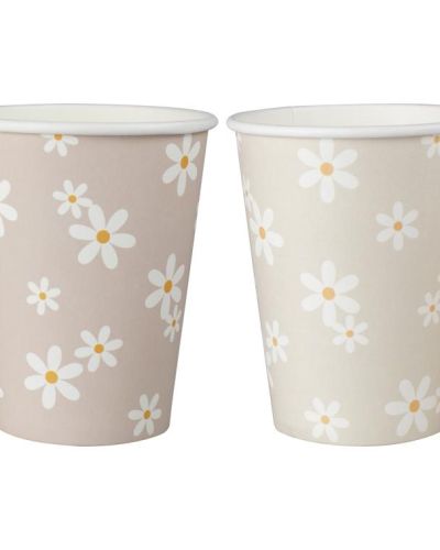 Ditsy Daisy Cups 8pk