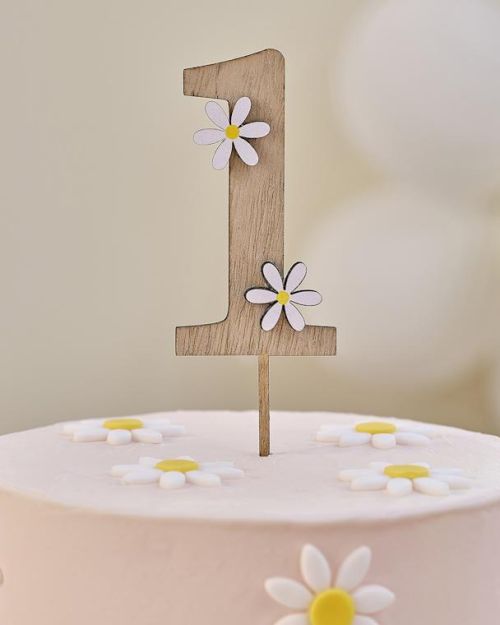 Ditsy Daisy One Cake Topper